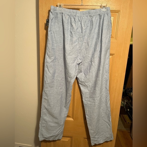 NWT Bailey's Point 100% Light Blue Linen Pants - Picture 8 of 10